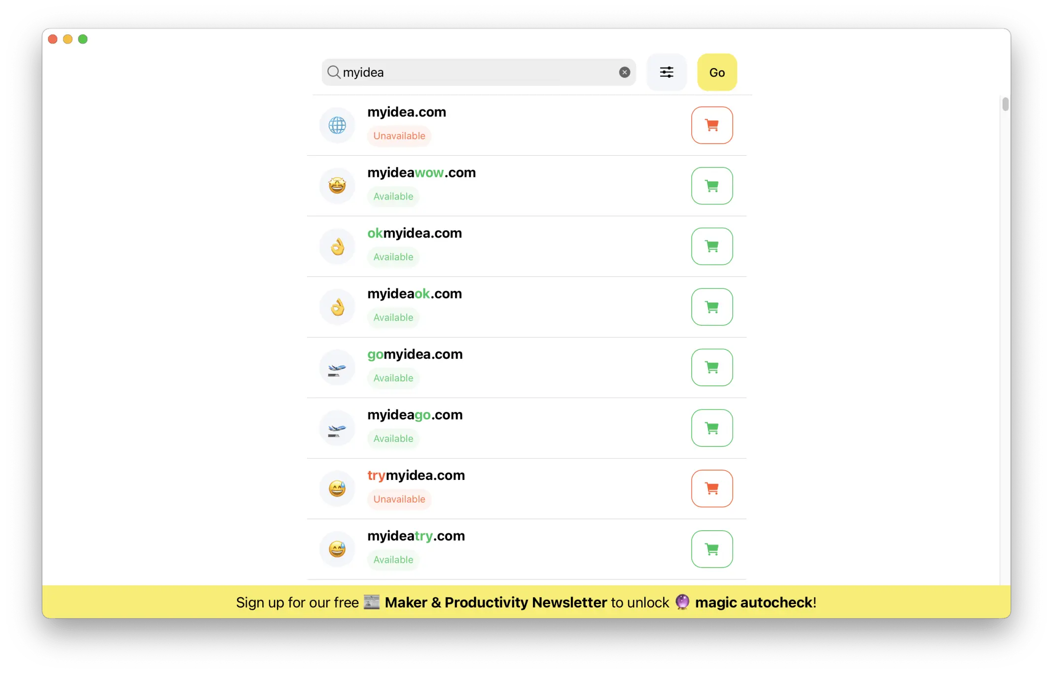 DotComSnag Screenshot